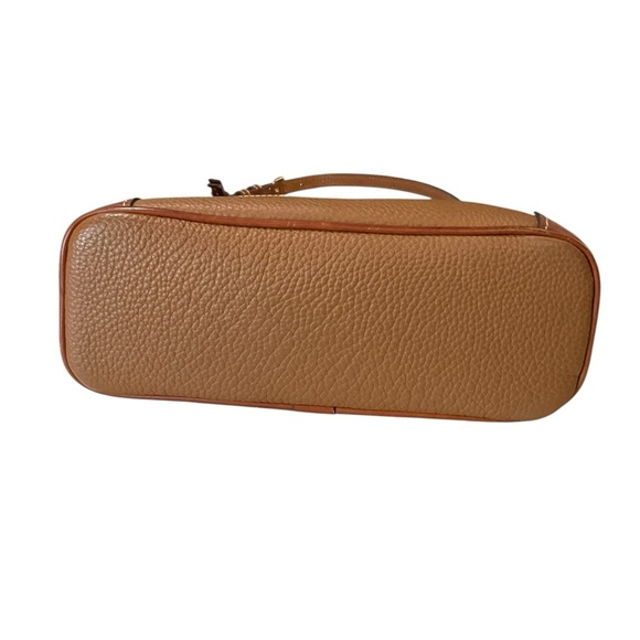 Dooney & Bourke Light Brown Pebbled Leather Crossbody Bag - Picture 5 of 12